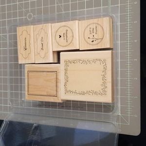 Matchbox Messages rubber stamp set